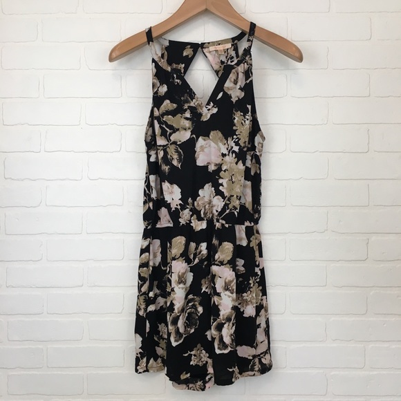 Skies Are Blue Dresses & Skirts - Skies Are Blue Floral Print Romper